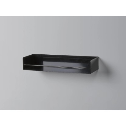Kovinski regal Kenn 7 cm x 40 cm x 12 cm Črn mat