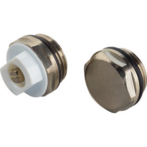 Komplet priključkov za ploske radiatorje Medenina 21 mm (G 1/2")