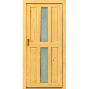 Lesena stranska vhodna vrata NET 506 98 cm x 200 cm smreka naravna levo