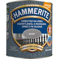 Hammerite Efekt lak za kovino Hammered srebrno siva 2,5 l