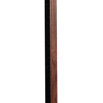 Akustični panel MDF oreh/črni filc 60 x 2,1 x 60,5 cm