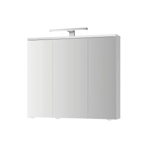 Jokey Omarica z ogledalom Arda z LED-osvetlitvijo Bela