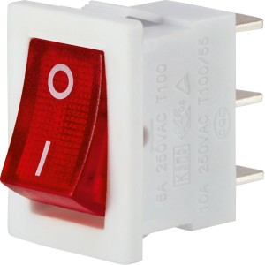 OBI Vgradno klecno stikalo belo osvetljeno