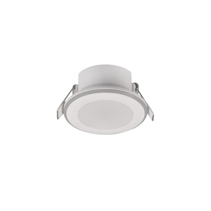 Trio Vgradna LED-svetilka Argus 1-plamenska bela mat Ø 8,2 cm