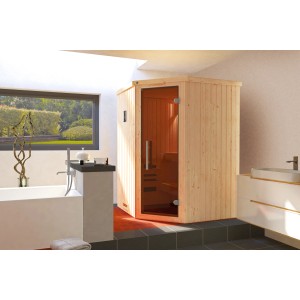 Weka Montažna kotna savna Kiruna 1 GT vel. 1 s pečjo 36 kW BioS