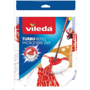 Vileda Nadomestna glava Turbo 2v1 za mop Turbo Easy Wring & Clean