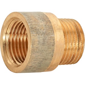 Podaljšek pipe 18,6 mm (Rp 1/2) x 21 mm (R 1/2) Bakrova zlitina 17,5 mm