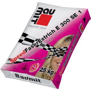 Baumit Hitrosušeči cementni estrih 25 kg SpeedFaserEstrich E 300 SE 1