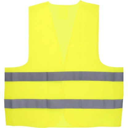Cartrend Odsevni brezrokavnik rumen