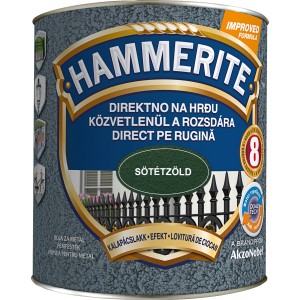 Hammerite Efekt lak za kovino Hammered zelena 2,5 l