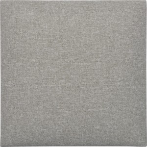 Stenska blazina Kvadrat 30 cm x 30 cm Svetlo siva Struktura