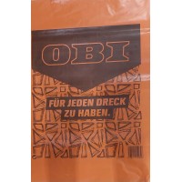 Vreča za gradbeni odpad 500 mm x 800 mm oranžna