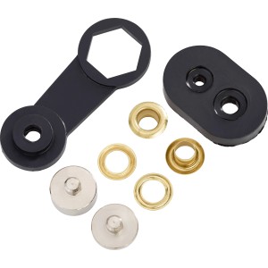 Komplet obročkov za vrvi Ø 11,5 mm medenina rumena