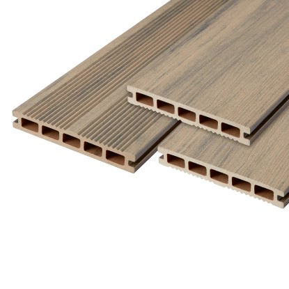 Terasna deska WPC dvobarvna 2,1 cm x 14,5 cm x 300 cm