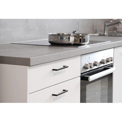 Siro Ročaj za pohištvo 2108 kovinski Uni črn mat razdalja med luknjami 128 mm