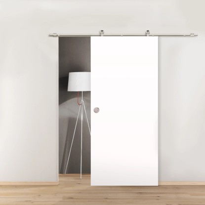 Novadoors Lesena drsna vrata belo lakirana satasto jedro 93,5 cm x 205,8 cm