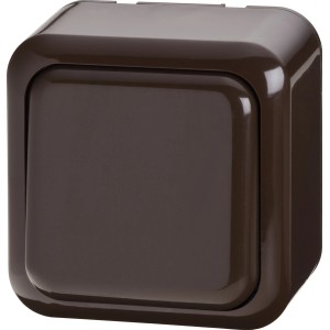 Nadometno menjalno stikalo rjavo