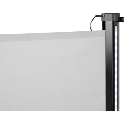 Stranska markiza Livingston 300 cm x 150 cm srebrno-siva