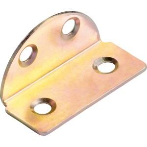 Kotnik za iverne plošče rumeno pocinkan 40 mm x 19 mm
