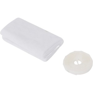 Vrata z mrežo proti mrčesu 2 x 65 cm x 220 cm Bela