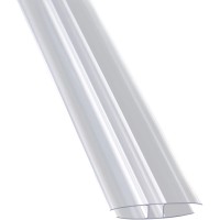 H-vpenjalni sredinski profil prozorni 10 mm x 2,00 m