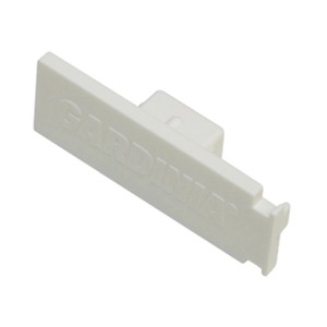 Gardinia Zaključni element za 1-kanalna tirnična vodila za zavese GE1 Bel 2 kosa