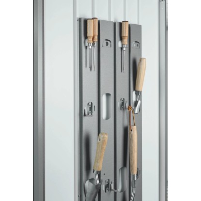 Biohort Vrtna lopa vel. 150 kremenčevo siva kovinska 183 cm x 155 cm x 83 cm