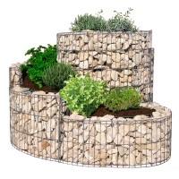 Bellissa Spirala za zelišča Gabione Mala 60 cm x 110 cm x 90 cm