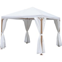 Marana Jekleni paviljon v videzu lesa 296 cm x 296 cm