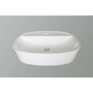 Aquaart Nadgradni keramični umivalnik Vivian bela