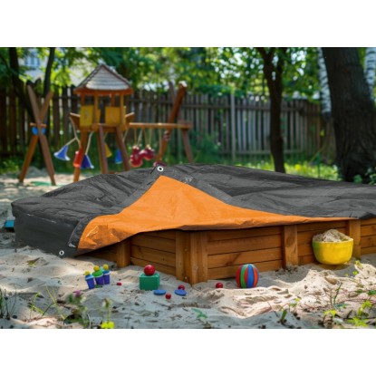 Ponjava Tarp Ponjava z obročki Tarpaulin oranžno-siva 100 g/m² 3 x 4 m | OBI.si