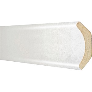 Letev z žlebom strukturirana bela folija 22 mm x 22 mm dolžina 2600 mm
