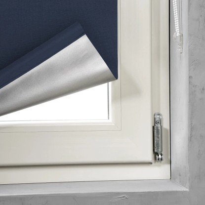 Cocoon Easy Fix Zatemnilna rolo zavesa temno modra 60 cm x 150 cm