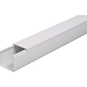 Kabelski kanal 40 mm x 40 mm siv dolžine 2 m