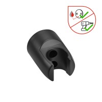 baliv Stensko držalo za prho 40 mm črno