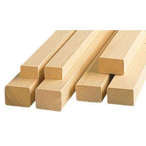 Konstrukcijski les oblan smreka/jelka 44 mm x 94 mm x 3.000 mm GKL HF