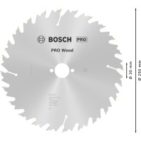 Bosch List krožne žage Speedline Wood 250 mm x 32 mm x 30 mm 24 zob