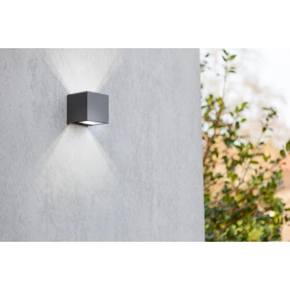 Lutec LED zunanja stenska svetilka Gemini mini