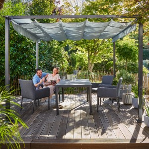 Paviljon Texhoma siv 300 cm x 300 cm