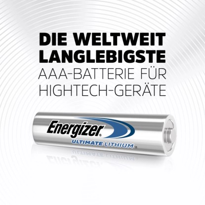Energizer Ultimate Litijeva baterija AAA Micro 4 kosi