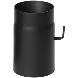 Asada Dimna cev z zapiralom 250 mm Ø 120 mm črna