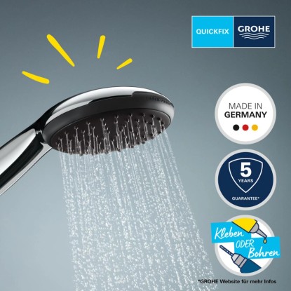 Grohe Komplet stenskega nosilca Vitalio Start 110 2 vrsti curka Rain-Jet