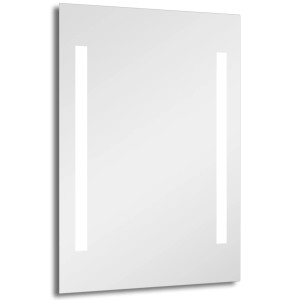 DSK Design Ogledalo z LED-osvetlitvijo Silver Beam 50 x 70 cm