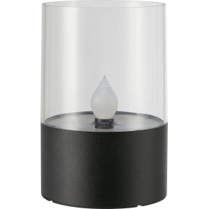 Solarna namizna LED-svetilka črna