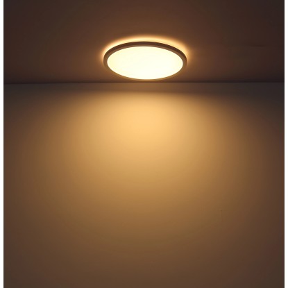 Globo LED-stropna svetilka Sapana Ø 29,4 cm Bela