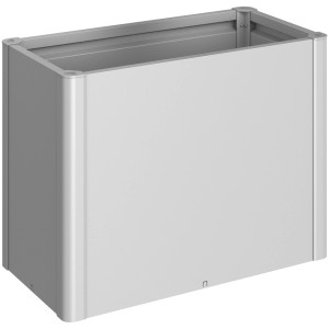 Biohort Visoka greda Belvedere Maxi vel. 100 kovinsko srebrna