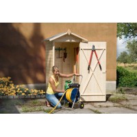 Weka Omara za balkon in teraso z dvokapno streho Vel. 1, 83 cm x 85 cm