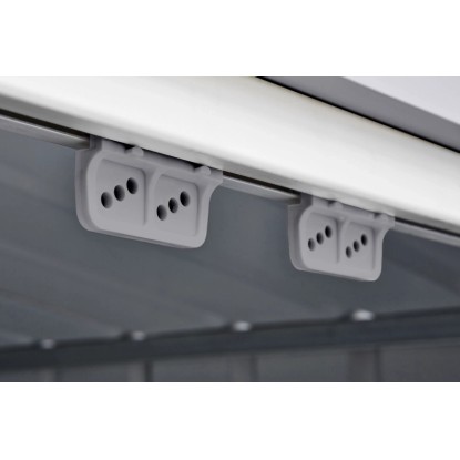Globel Industries kovinska lopa 6x4 kovinsko srebrna Š x G: 171 cm x 113 cm