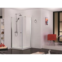 Sanotechnik Kotna tuš kabina Elegance s krilnimi vrati 195 x 80 x 80 cm krom