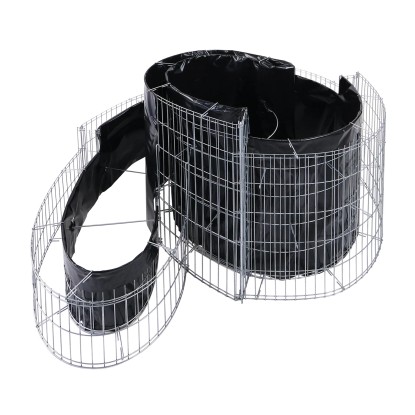 Bellissa Gabione zeliščna spirala Velika 80 cm x 200 cm x 150 cm